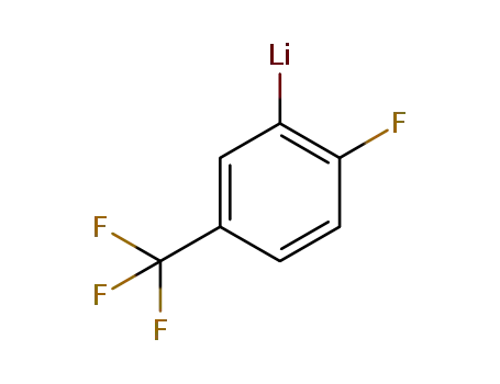 2-fluoro-(5-trifluoromethyl)phenyl lithium