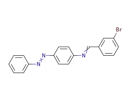 Molecular Structure of 325779-49-5 (N-(3-bromobenzylidene)-4-(phenyldiazenyl)aniline)