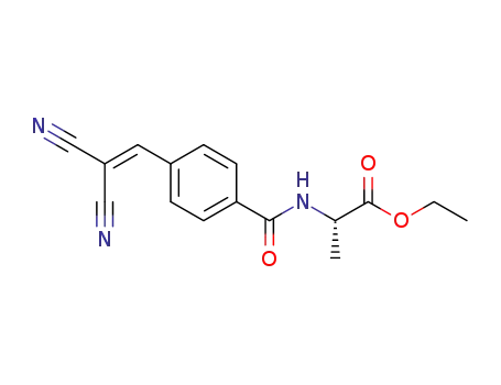 Nα-{[4-(2,2-dicyanovinyl)]benzoyl}-alanine ethyl ester