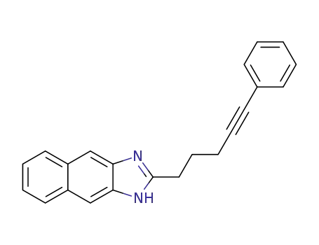 2-(5-phenylpent-4-ynyl)-1H-naphtho[2,3-d]imidazole