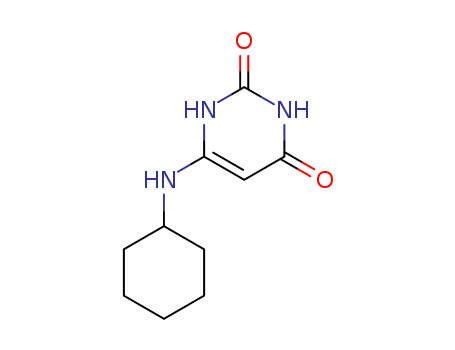 2,4(1H,3H)-Pyrimidinedione, 6-(cyclohexylamino)-