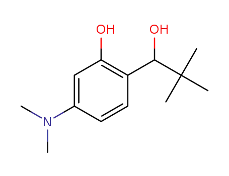 Molecular Structure of 1322596-77-9 (5-(dimethylamino)-2-(1-hydroxy-2,2-dimethylpropyl)phenol)