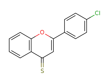 Molecular Structure of 16074-52-5 (4'-chloro-4-thionoflavone)