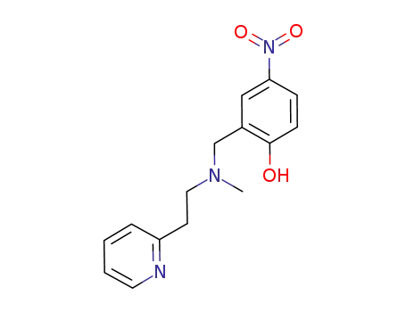 4-nitro-6-{[(2'-(pyridin-2-yl)ethyl)methylamino]methyl}-phenol