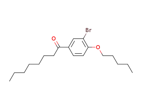1-bromo-2-pentyloxy-5-(1-oxooctyl)benzene