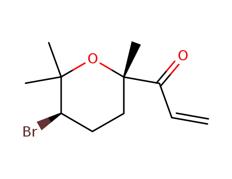 1-(5-bromo-2,6,6-trimethyl-(2S,5R)-tetrahydropyran-2-yl)propenone