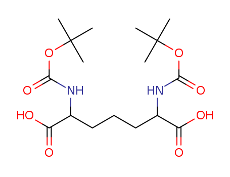 Heptanedioic acid, 2,6-bis[[(1,1-dimethylethoxy)carbonyl]amino]-