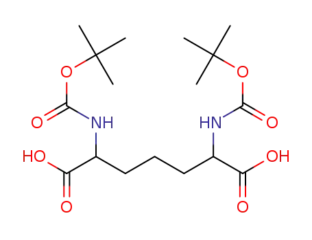 Molecular Structure of 98469-29-5 (Boc-2,6-diaminopimelic acid)