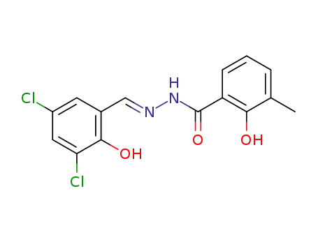 N'-(3,5-dichloro-2-hydroxybenzylidene)-2-hydroxy-3-methylbenzohydrazide