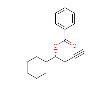 (R)-1-cyclohexylbut-3-yn-1-yl benzoate