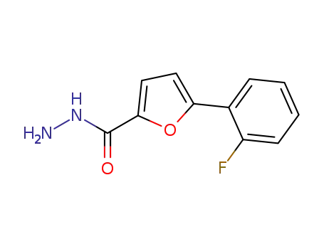 Molecular Structure of 1216141-38-6 (5-(2-fluorophenyl)-2-furoylhydrazone)
