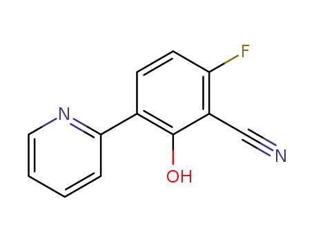 6-fluoro-2-hydroxy-3-(pyridin-2-yl)benzonitrile