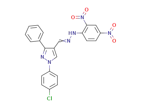 2-(2,4-dinitrophenyl)-1-{[1-(4-chlorophenyl)-3-phenyl-1H-pyrazol-4yl]methylene}hydrazine