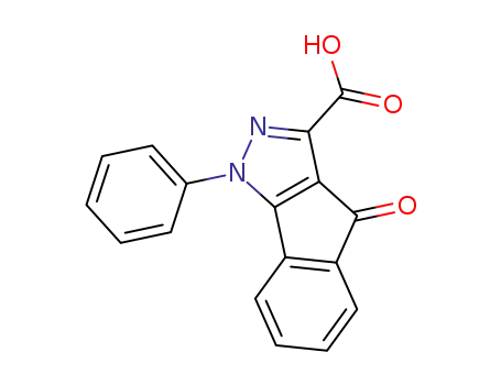Indeno[1,2-c]pyrazole-3-carboxylic acid, 1,4-dihydro-4-oxo-1-phenyl-