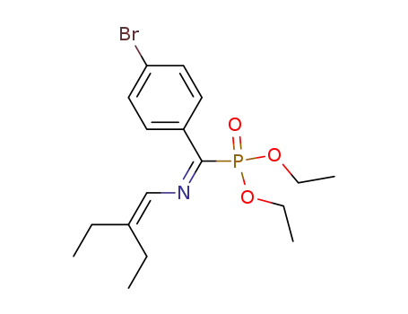 diethyl (E)-(4-bromophenyl){[(Z)-2-ethylbut-1-enyl]imino}methylphosphonate