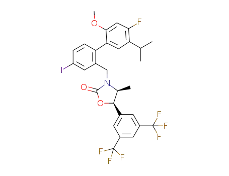 C<sub>29</sub>H<sub>25</sub>F<sub>7</sub>INO<sub>3</sub>