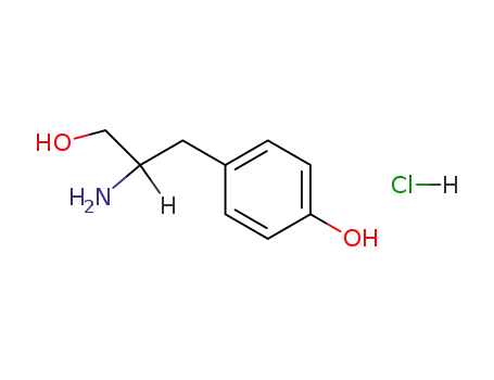 (+/-)-2-amino-3-(4-hydroxy-phenyl)-propan-1-ol; hydrochloride