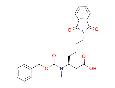(3S)-7-(1,3-dihydro-1,3-dioxo-2H-isoindol-2-yl)-3-(methyl{[(phenylmethyl)oxy]carbonyl}amino)heptanoic acid
