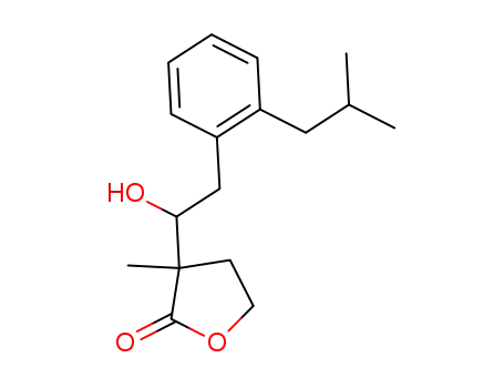 3-(1-hydroxy-2-(2-isobutylphenyl)ethyl)-3-methyldihydrofuran-2(3H)-one