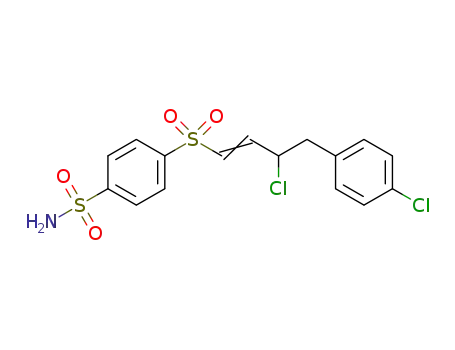 C<sub>16</sub>H<sub>15</sub>Cl<sub>2</sub>NO<sub>4</sub>S<sub>2</sub>