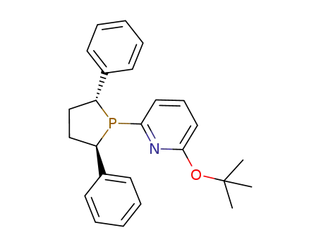 Molecular Structure of 949160-25-2 ((2R,5R)-(-)-6-(tert-butoxypyrid-2-yl)-2,5-diphenylphospholane)