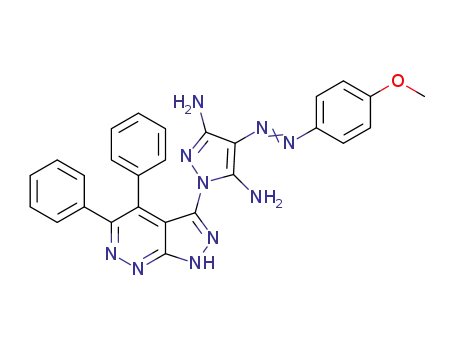 C<sub>27</sub>H<sub>22</sub>N<sub>10</sub>O