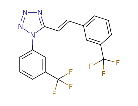 (E)-5-(3-(trifluoromethyl)styryl)-1-(3-(trifluoromethyl)phenyl)-1H-tetrazole