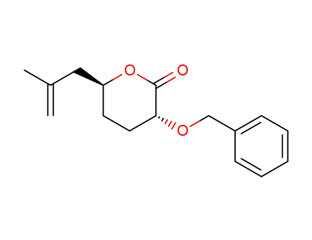 (3R,6S)-3-(benzyloxy)-6-(2-methylallyl)tetrahydro-2H-pyran-2-one