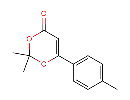 4H-1,3-Dioxin-4-one, 2,2-dimethyl-6-(4-methylphenyl)-