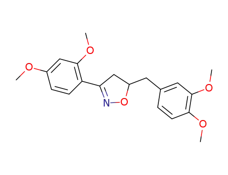 5-(3,4-dimethoxybenzyl)-3-(2,4-dimethoxyphenyl)-4,5-dihydroisoxazole
