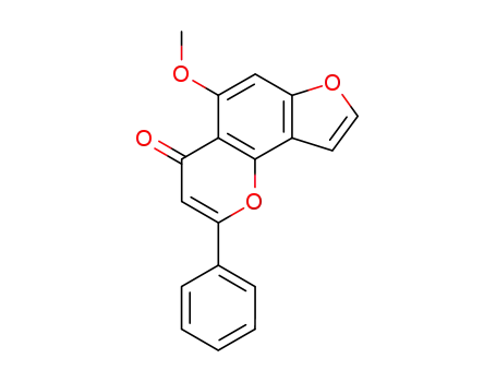 5-Methoxy-2-phenyl-4H-furo[2,3-h][1]benzopyran-4-one