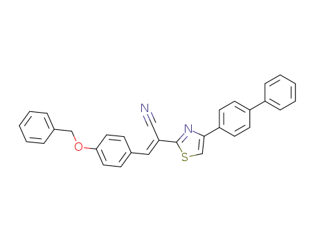 3-[4-(benzyloxy)phenyl]-2-(4-[1,1'-biphenyl]-4-yl-1,3-thiazol-2-yl)acrylonitrile