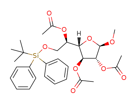 methyl 6-O-(tert-butyldiphenylsilyl)-2,3,5-tri-O-acetyl-β-D-galactofuranoside