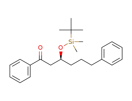 3-(tert-butyldimethylsiloxy)-6-phenylhexanoic acid phenyl ketone