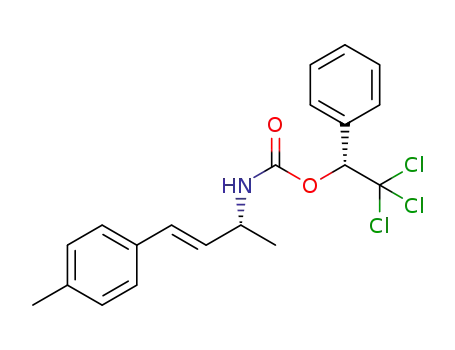 (R)-((R)-1-phenyl-2,2,2-trichloroethyl) (E)-4-(4-methylphenyl)but-3-en-2-ylcarbamate