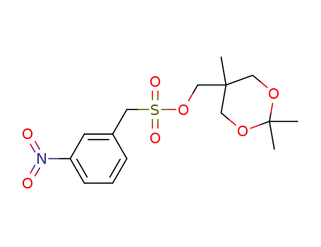 (2,2,5-trimethyl-1,3-dioxan-5-yl)methyl (3-nitrophenyl)methanesulfonate