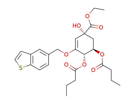 ethyl (1R,4S,5R)-4,5-dibutyroxy-3-(benzo[b]thiophen-5-yl)methoxy-1-hydroxycyclohex-2-ene-1-carboxylate