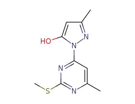 5-hydroxy-3-methyl-1-(6-methyl-2-methylsulfanylpyrimidin-4-yl)pyrazole