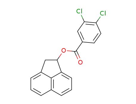Molecular Structure of 1161742-29-5 ((+/-)-1,2-dihydroacenaphthylen-1-yl 3,4-dichlorobenzoate)