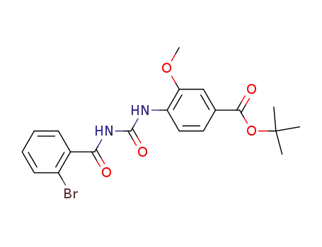 4-[3-(2-bromobenzoyl)ureido]-3-methoxybenzoic acid tert-butyl ester