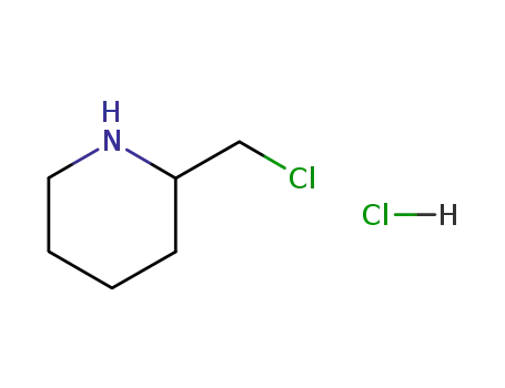 Molecular Structure of 2554-93-0 (2-ChloroMethyl-piperidine hydrochloride)