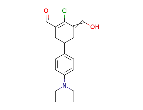 1-formyl-2-chloro-3-hydroxymethylene-5-(4-diethylaminophenyl)cyclohexene