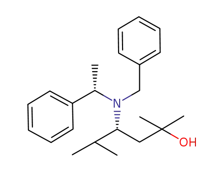 (4R,αS)-2,5-dimethyl-4-[N-benzyl-N-(α-methylbenzyl)amino]hexan-2-ol