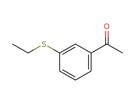 Molecular Structure of 1052081-60-3 (1-(3-(ethylthio)phenyl)ethanone)