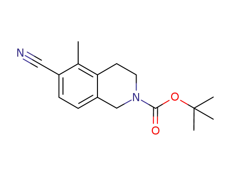 tert-butyl 6-cyano-5-methyl-3,4-dihydroisoquinoline-2(1H)-carboxylate
