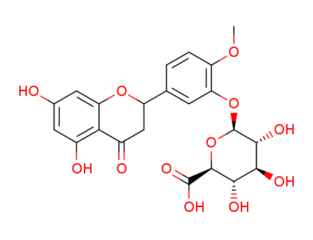 5-(3,4-Dihydro-5,7-dihydroxy-4-oxo-2H-1-benzopyran-2-yl)-2-methoxyphenyl beta-D-glucopyranosiduronic acid