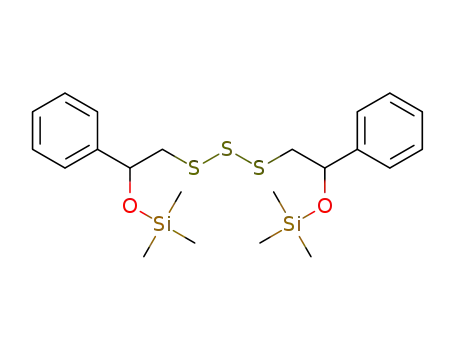 Molecular Structure of 847612-71-9 (3,11-Dioxa-6,7,8-trithia-2,12-disilatridecane,
2,2,12,12-tetramethyl-4,10-diphenyl-)