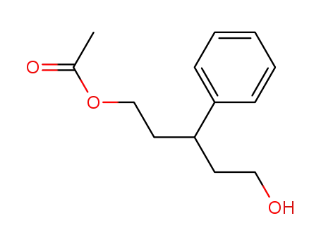 (+/-)-5-hydroxy-3-phenylpentyl acetate