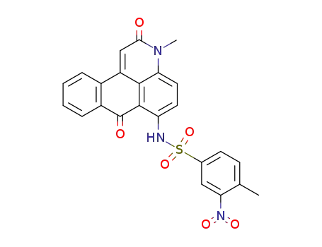 4-methyl-N-(3-methyl-2,7-dioxo-2,7-dihydro-3H-naphtho[1,2,3-de]quinolin-6-yl)-3-nitrobenzenesulfonamide