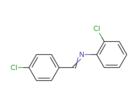 Benzenamine, 2-chloro-N-[(4-chlorophenyl)methylene]-